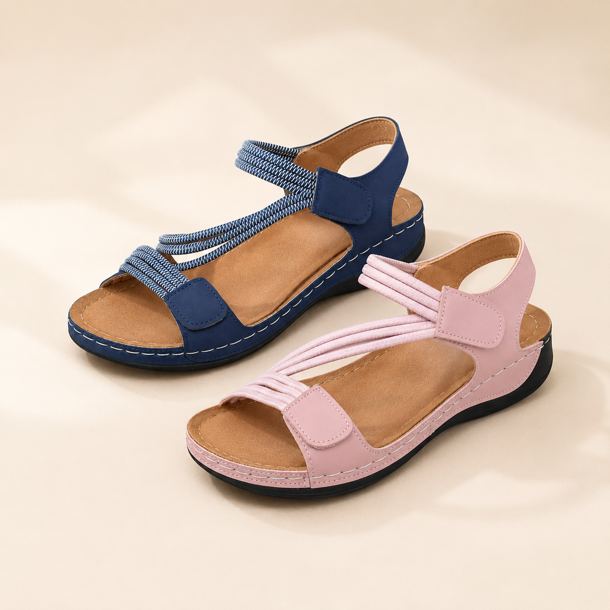 ✨👟 𝙇𝘼𝙎𝙏 𝘿𝘼𝙔: 𝟴𝟬% 𝙊𝙁𝙁: Women's Orthopaedic Comfort Sandals — Arch Support, Adjustable Straps & All-Day Comfort