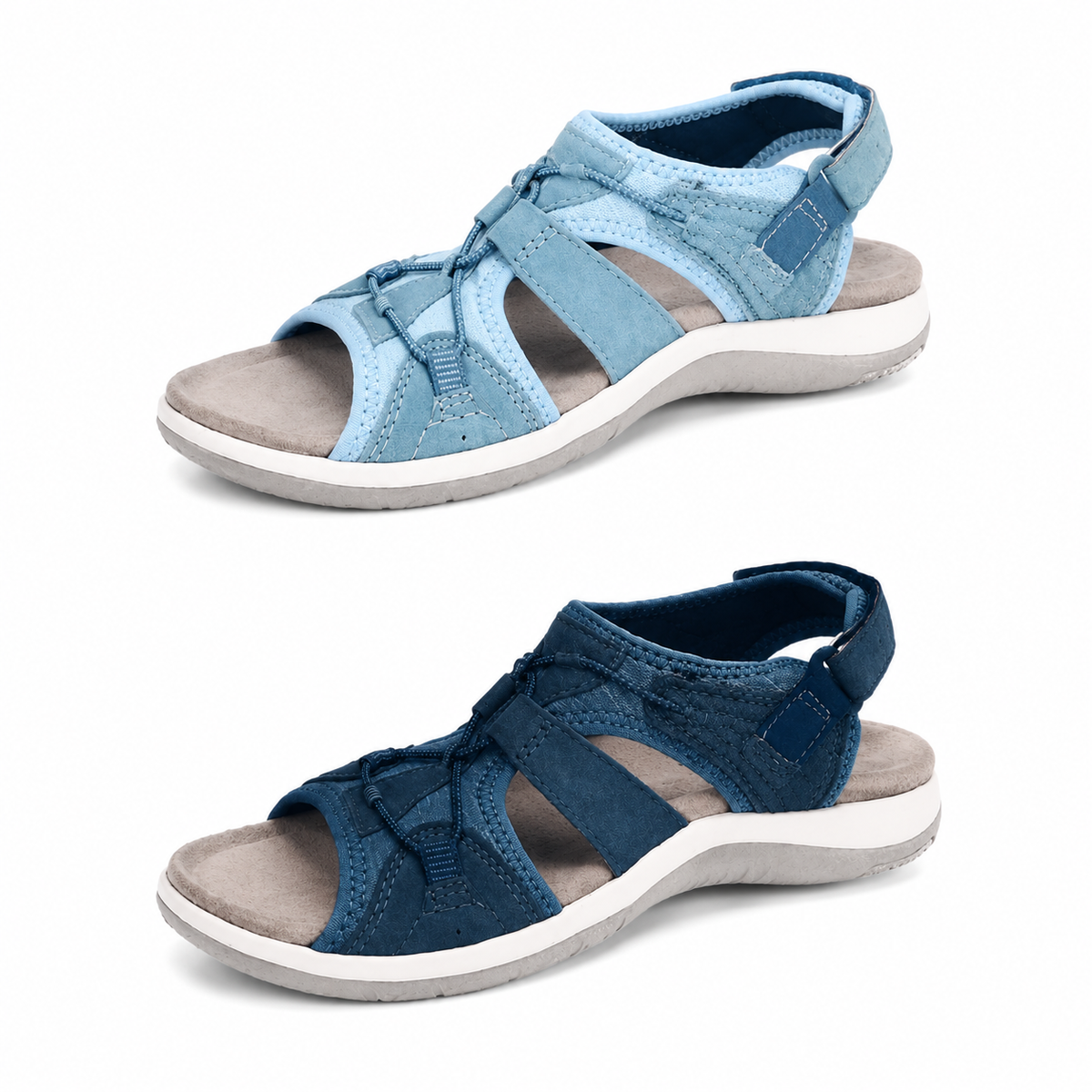 🔥 LAST DAY SALE – 80% OFF ✨ Women's New Roman Wedge Sandals for Foot Deformity, Arch Support & All-Day Comfort