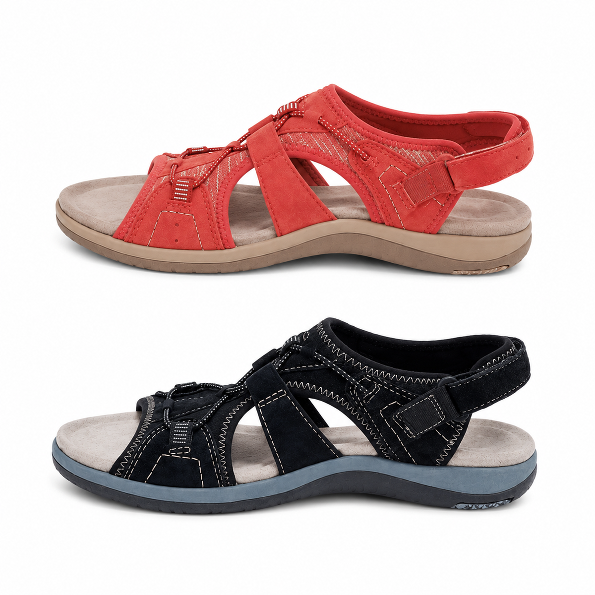 🔥 LAST DAY SALE – 80% OFF ✨ Women's New Roman Wedge Sandals for Foot Deformity, Arch Support & All-Day Comfort