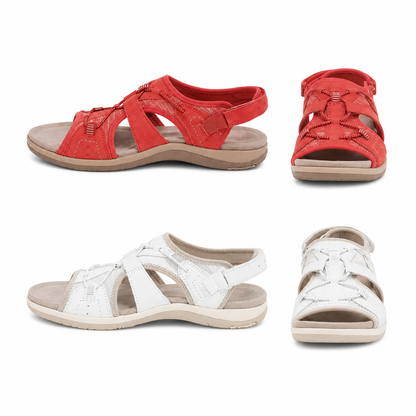 🔥 LAST DAY SALE – 80% OFF ✨ Women's New Roman Wedge Sandals for Foot Deformity, Arch Support & All-Day Comfort