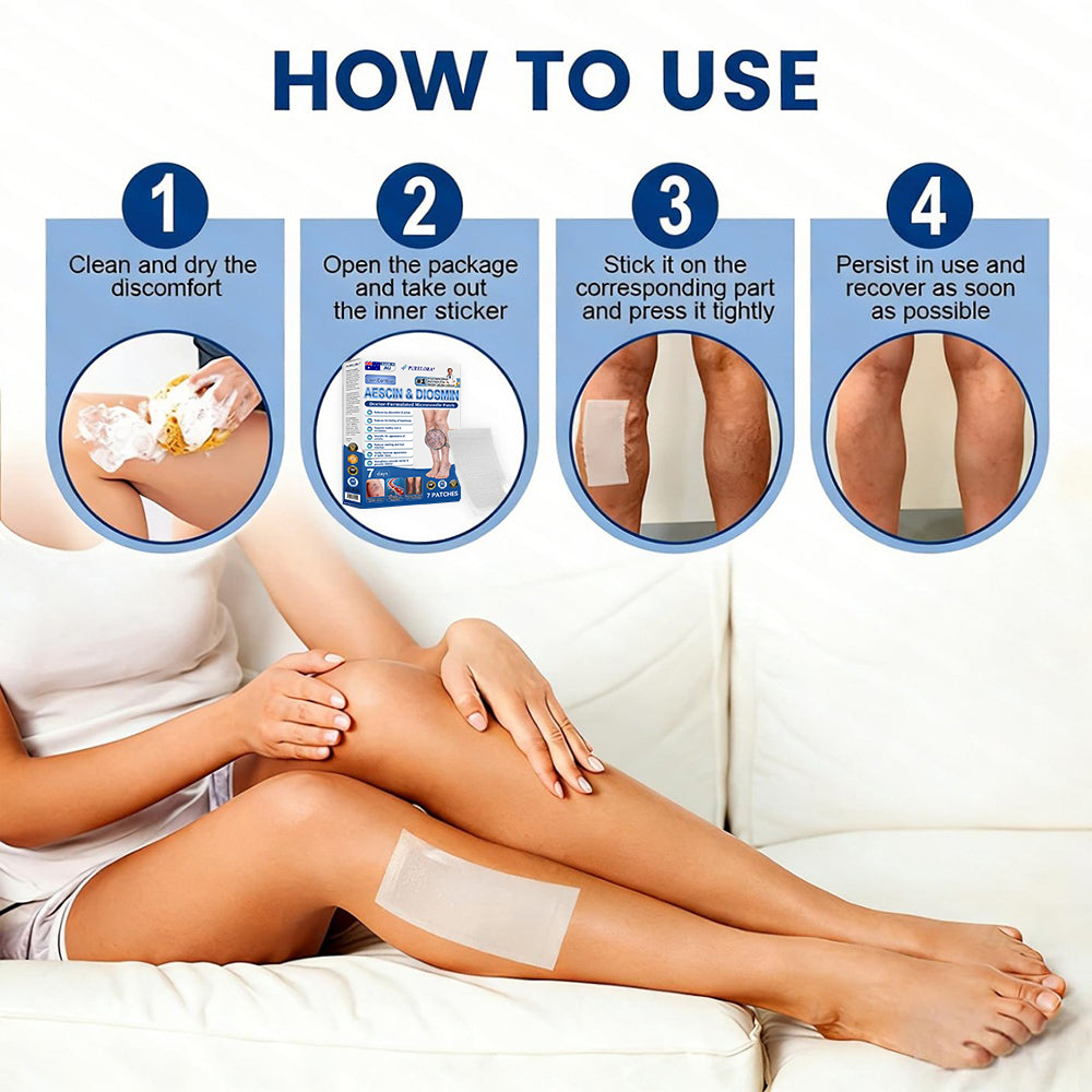 𝐏𝐮𝐫𝐞𝐥𝐨𝐫𝐚® 𝐃𝐢𝐨𝐬𝐦𝐢𝐧 & 𝐀𝐞𝐬𝐜𝐢𝐧 𝐕𝐞𝐢𝐧 𝐂𝐨𝐧𝐭𝐨𝐮𝐫 𝐌𝐢𝐜𝐫𝐨𝐧𝐞𝐞𝐝𝐥𝐞 𝐏𝐚𝐭𝐜𝐡 🌿𝟕-𝐃𝐚𝐲 𝐕𝐢𝐬𝐢𝐛𝐥𝐞 𝐑𝐞𝐬𝐮𝐥𝐭𝐬 𝐟𝐨𝐫 𝐕𝐚𝐫𝐢𝐜𝐨𝐬𝐞 𝐕𝐞𝐢𝐧𝐬 - 𝐀𝐝𝐯𝐚𝐧𝐜𝐞𝐝 𝐇𝐞𝐫𝐛𝐚𝐥 𝐁𝐥𝐞𝐧𝐝 𝐓𝐚𝐫𝐠𝐞𝐭𝐬 𝐒𝐩𝐢𝐝𝐞𝐫 𝐕𝐞𝐢𝐧𝐬 & 𝐑𝐞𝐥𝐢𝐞𝐯𝐞𝐬 𝐇𝐞𝐚𝐯𝐲, 𝐓𝐢𝐫𝐞𝐝 𝐋𝐞𝐠𝐬🦵