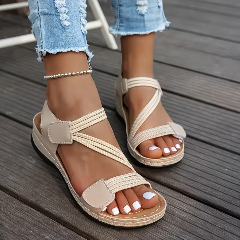 ✨👟 𝙇𝘼𝙎𝙏 𝘿𝘼𝙔: 𝟴𝟬% 𝙊𝙁𝙁: Women's Orthopaedic Comfort Sandals — Arch Support, Adjustable Straps & All-Day Comfort
