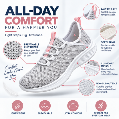 LAST DAY: 80% OFF – 👣 Women's Orthopaedic Slip-On Sneakers with Arch Support