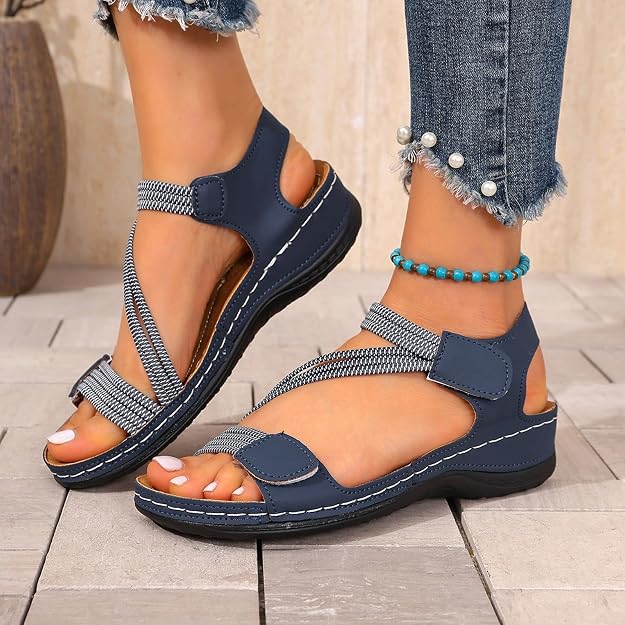 ✨👟 𝙇𝘼𝙎𝙏 𝘿𝘼𝙔: 𝟴𝟬% 𝙊𝙁𝙁: Women's Orthopaedic Comfort Sandals — Arch Support, Adjustable Straps & All-Day Comfort