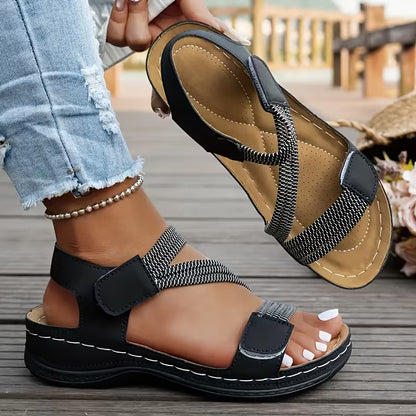 ✨👟 𝙇𝘼𝙎𝙏 𝘿𝘼𝙔: 𝟴𝟬% 𝙊𝙁𝙁: Women's Orthopaedic Comfort Sandals — Arch Support, Adjustable Straps & All-Day Comfort
