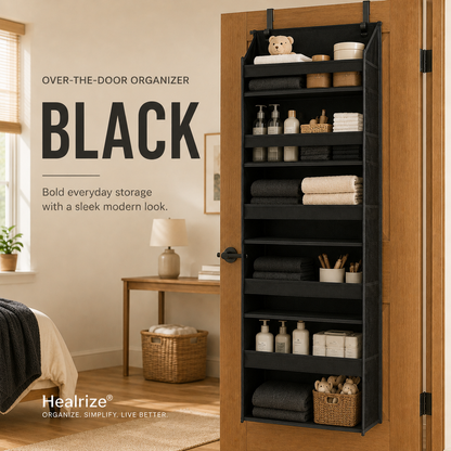 🔥 TODAY’S SPECIAL OFFER | Healrize® Over the Door Organizer with Pockets for Bedroom, Bathroom, Nursery & Closet Storage
