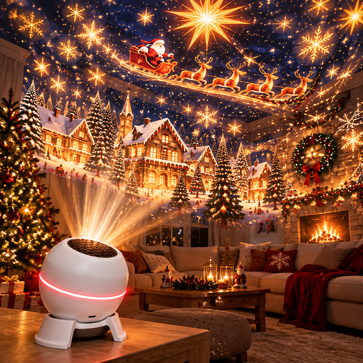 Official Store | 🎅🎁🎄 SCNDR® Smart Holographic Projector (HD Smart Dynamic 5D)