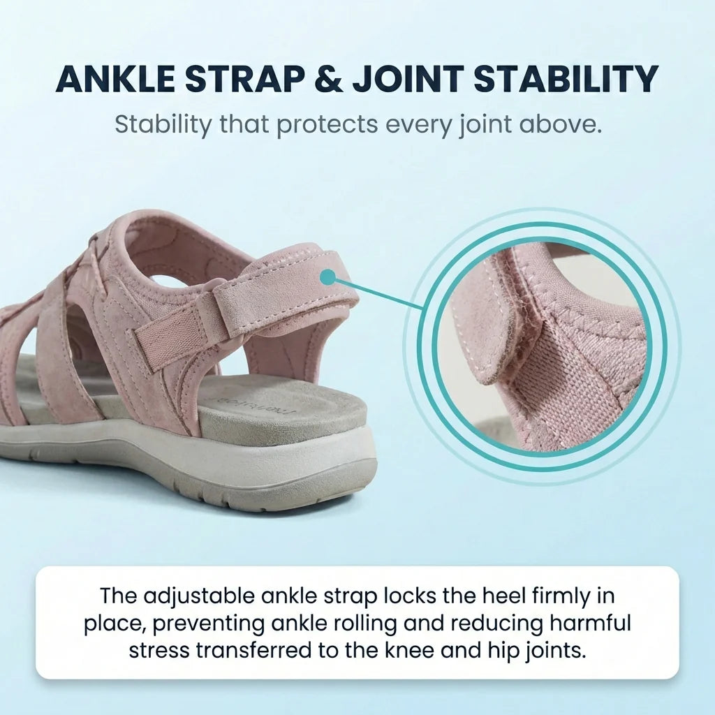 🔥 LAST DAY SALE – 80% OFF ✨ Women's New Roman Wedge Sandals for Foot Deformity, Arch Support & All-Day Comfort