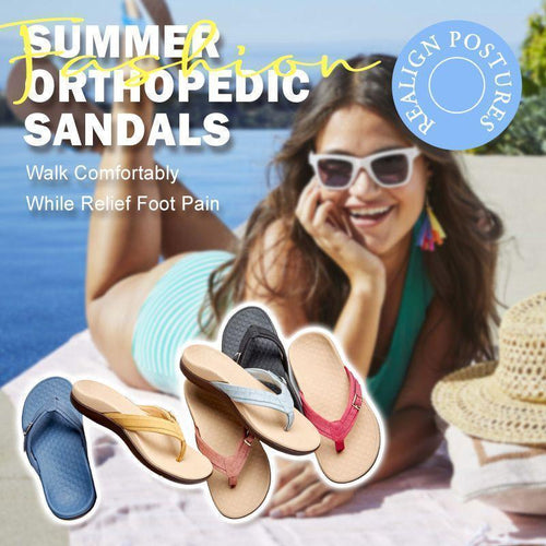 🔥 LAST DAY – 60% OFF | Orthopaedic Arch Support Thongs - ✅ Feel Pain-Free and Light on Your Feet All Day Long
