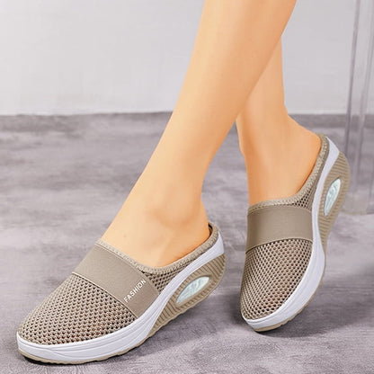 🏆2026 Best Seller – Women's Air Cushion Slip-On Orthopedic Walking Shoes
