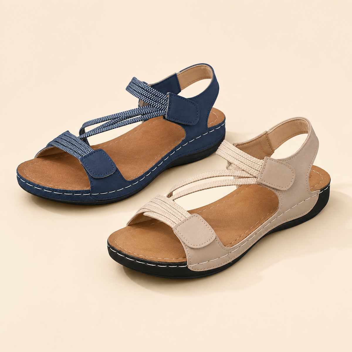 ✨👟 𝙇𝘼𝙎𝙏 𝘿𝘼𝙔: 𝟴𝟬% 𝙊𝙁𝙁: Women's Orthopaedic Comfort Sandals — Arch Support, Adjustable Straps & All-Day Comfort